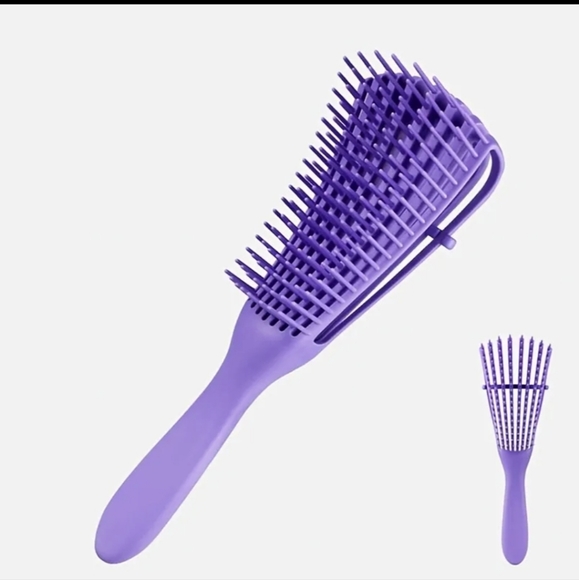 Purple Multi layered Hair Detangling Brush NIB - Picture 1 of 1